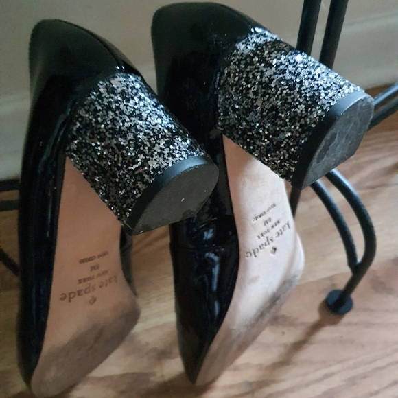 Kate Spade block glitter heels - Picture 4 of 9